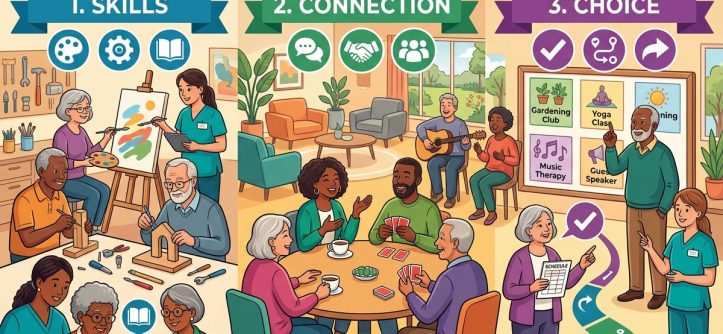 Discover how adult day programs empower individuals through skill-building, meaningful social connection, and personal choice to enhance everyday independence.
