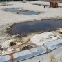 Commercial roof with standing water in Portland Oregon
