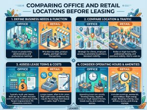 The Commercial Space Checklist: How to Compare Office and Retail Locations Before Signing a Lease
