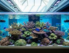Coral bleaching on a Miami reef during warm ocean conditions