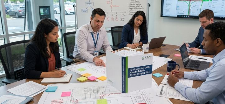 Master EV infrastructure planning: Discover how to design reliable DC fast-charging sites, manage grid capacity, select hardware, and maximize station uptime.