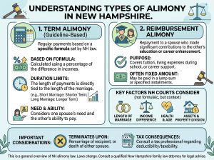 Types of Alimony Available Under NH Law