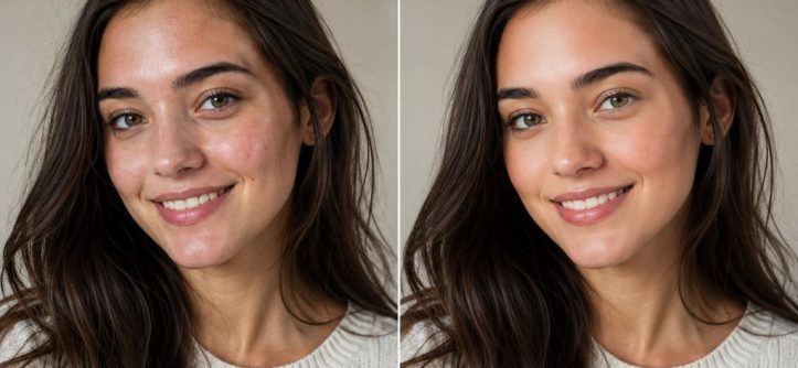 Natural-looking photo cleanup without over-editing